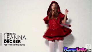 Little Red Riding Hood Leanna Decker introducing her huge natural boobs
