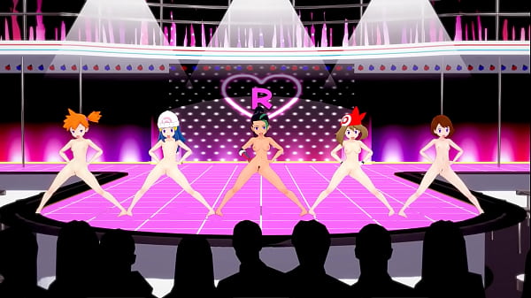 [MMD] Pokemon Girls Captured and Hypnotized to Dance Naked