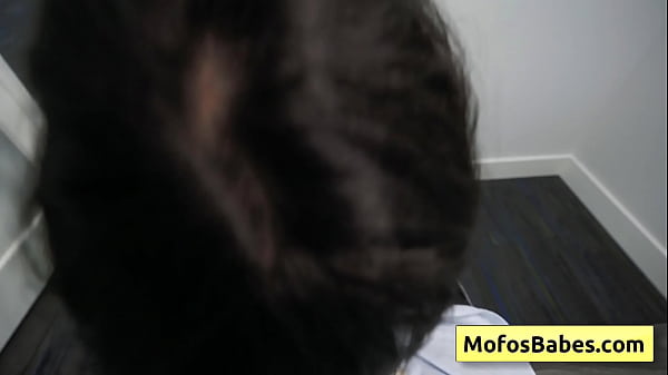 Slutty brunette milf with amazing big naturals suck dick in the office and get banged from behind – Sasha Pearl, Parker Ambrose